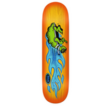 Krooked Gonz Hard2Hit Skateboard Deck Red Orange 8.5x14.25WB