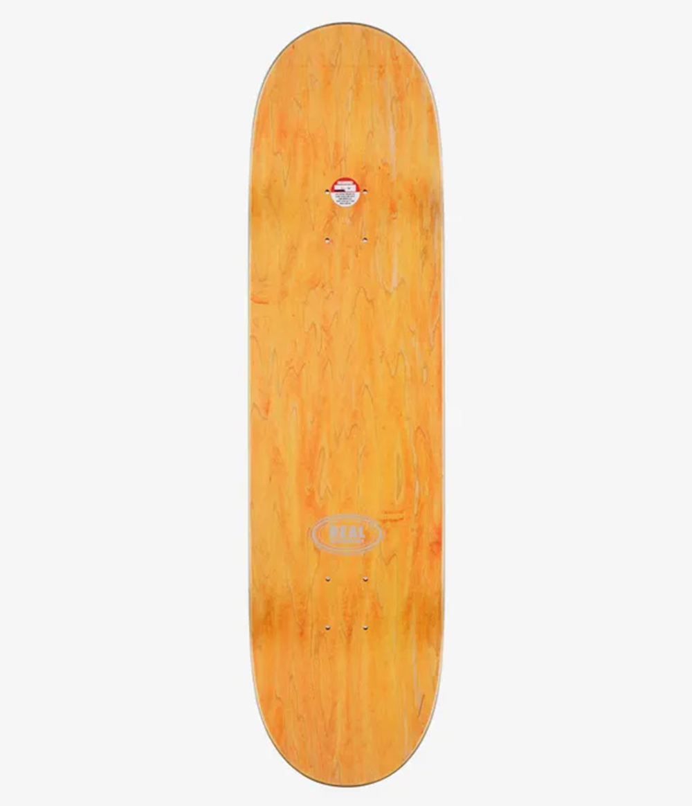 Real Mason Shapecode Skateboard Deck Yellow Black 8.28x14.12WB