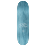 Krooked UNA Nonsense Skateboard Deck Grey Blue 8.28x14.12