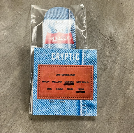 Fattys Denim Fingerboard Deck Blue 29mm New Mold