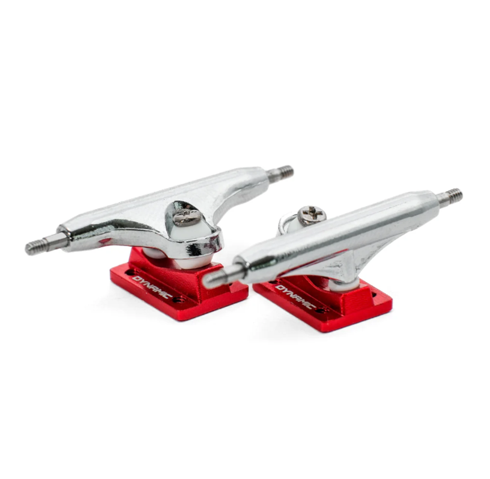 Dynamic Fingerboard Pro Trucks Red Chrome 36mm
