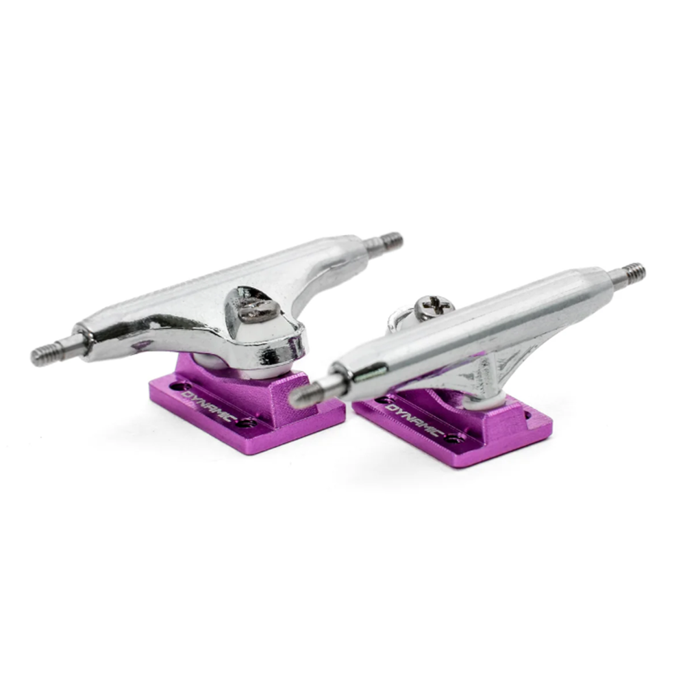 Dynamic Fingerboard Pro Trucks Purple Chrome 32mm