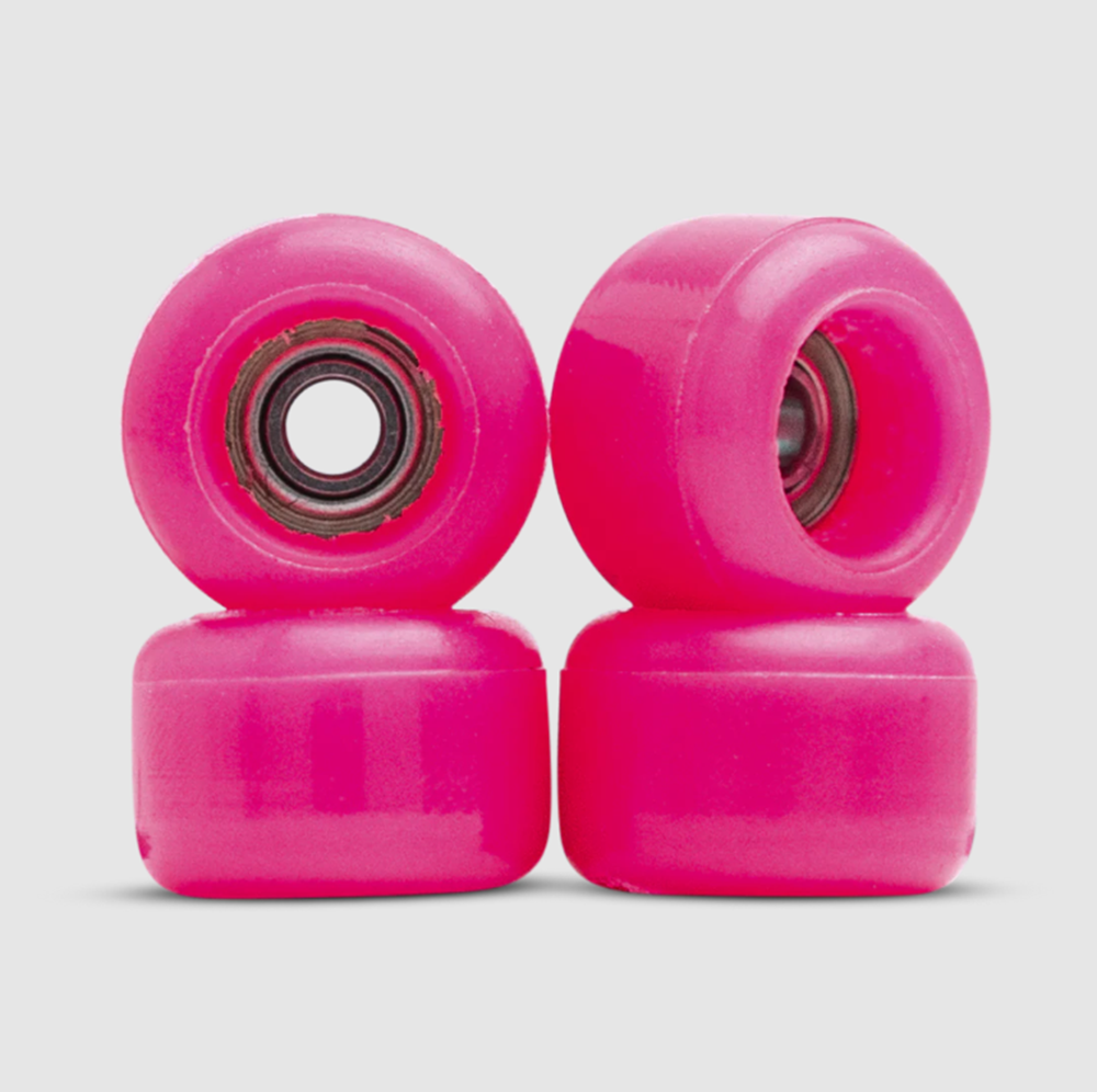 Delidecks Pro Fingerboard Wheels Pink 6.8mm Mini 95a