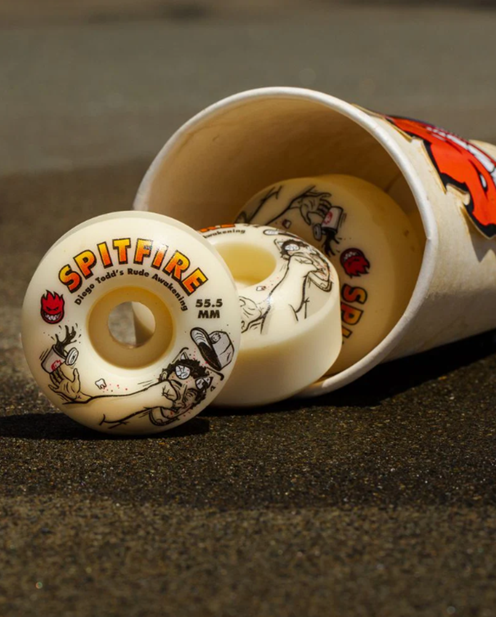 Spitfire F4 Diego Rude Awakening Wheels Natural 55.5/99d
