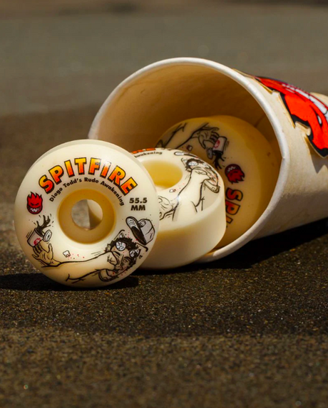 Spitfire F4 Diego Rude Awakening Wheels Natural 55.5/99d