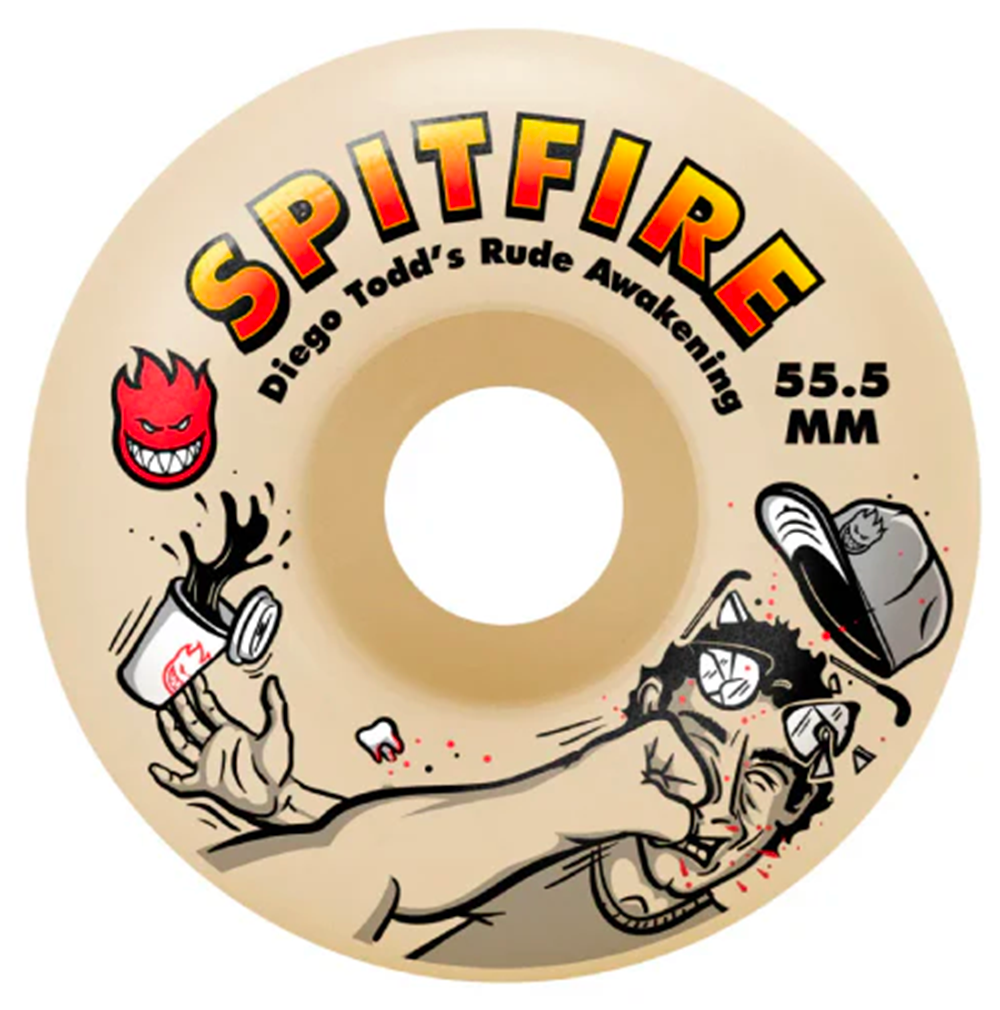 Spitfire F4 Diego Rude Awakening Wheels Natural 55.5/99d
