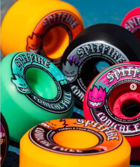 Spitfire F4 Conical Full Wheels Black 54/99d