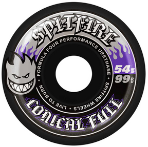 Spitfire F4 Conical Full Wheels Black 54/99d