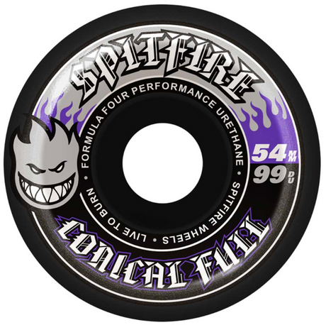 Spitfire F4 Conical Full Wheels Black 54/99d