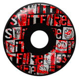 Spitfire F4 Ransom Radial Wheels Black 53/99d