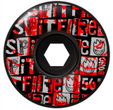Spitfire F4 Ransom Radial Wheels Full Black 56/80d