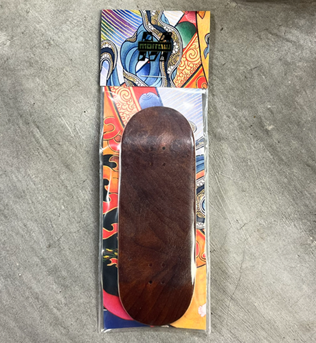 Morrow Fingerboard Deck Brown Stained 35.3x101