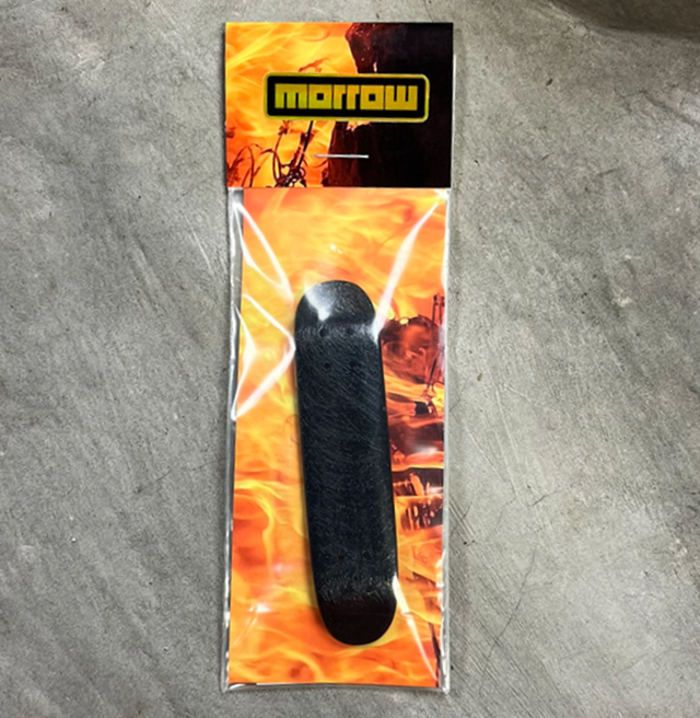 Morrow Fingerboard Deck Blackout Stained 20x83