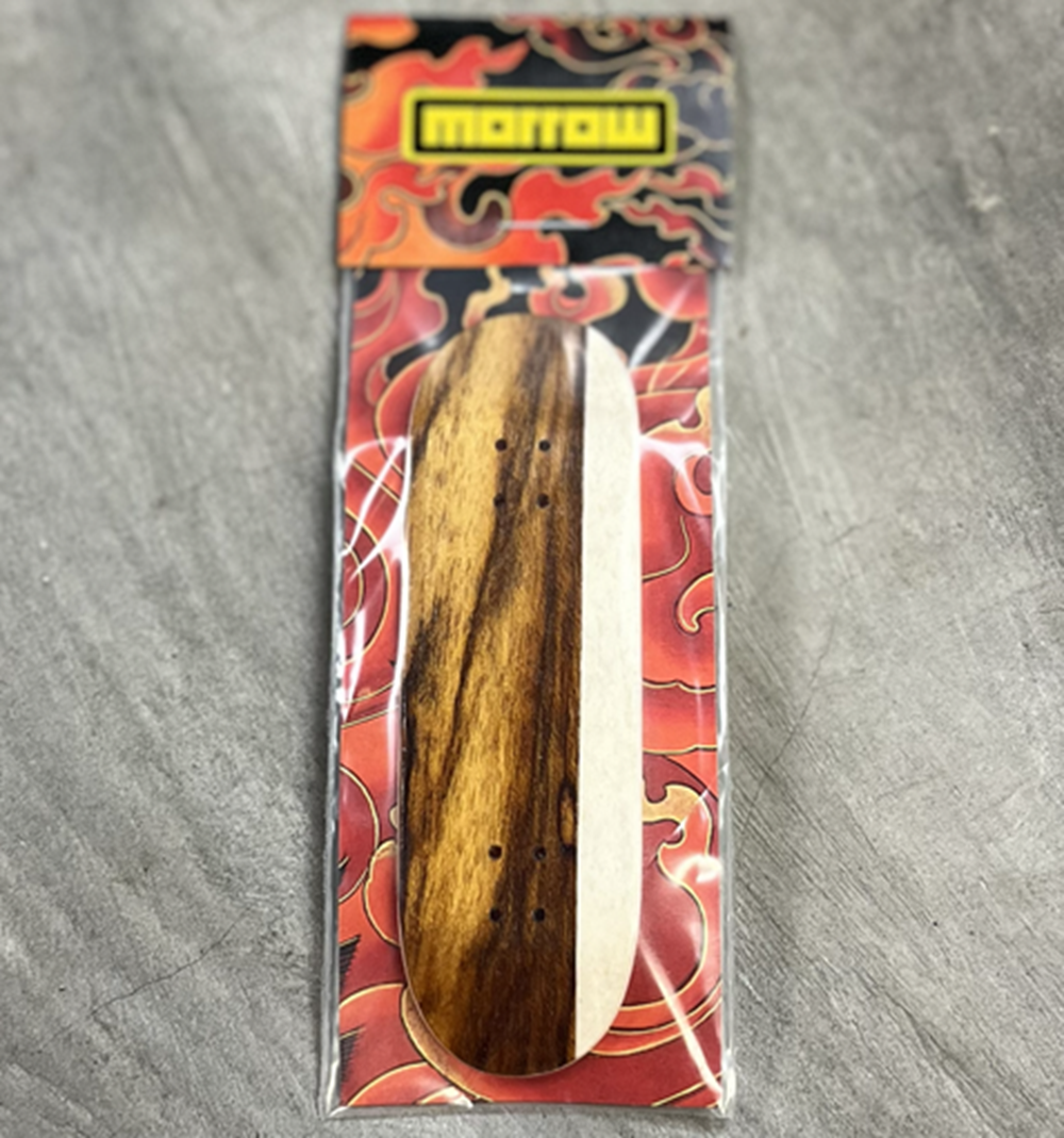 Morrow Fingerboard Deck Vertical Split Brown 31x99.5