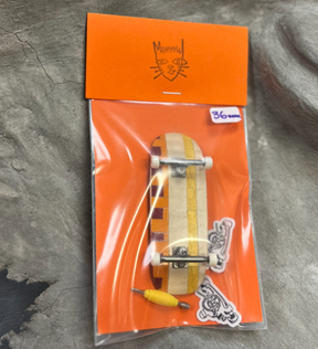 Morrow Fingerboard Complete Red Orange Cruiser Shape 36mm