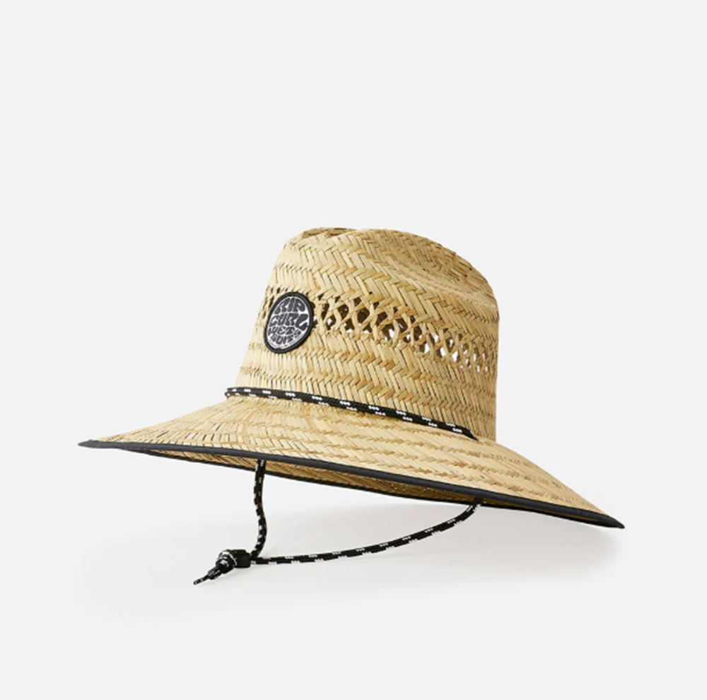 Rip Curl Logo Straw Hat Tan S/M
