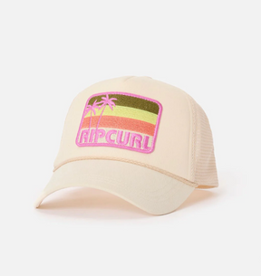 Rip Curl Mixed Revival Trucker Hat Cream Onesize