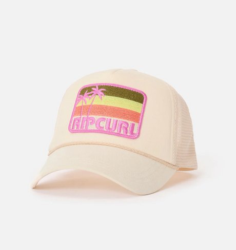 Rip Curl Mixed Revival Trucker Hat Cream Onesize