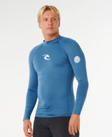 Rip Curl Waves UPF Performance Longsleeve Rashguard Bluefin