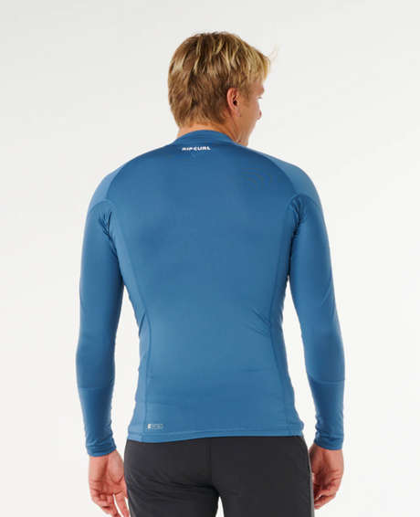 Rip Curl Waves UPF Performance Longsleeve Rashguard Bluefin