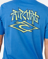 Rip Curl Liquid Trips Arch Tee Royal Blue