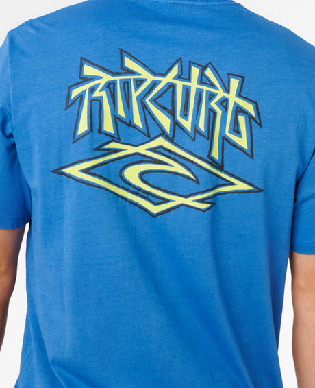 Rip Curl Liquid Trips Arch Tee Royal Blue