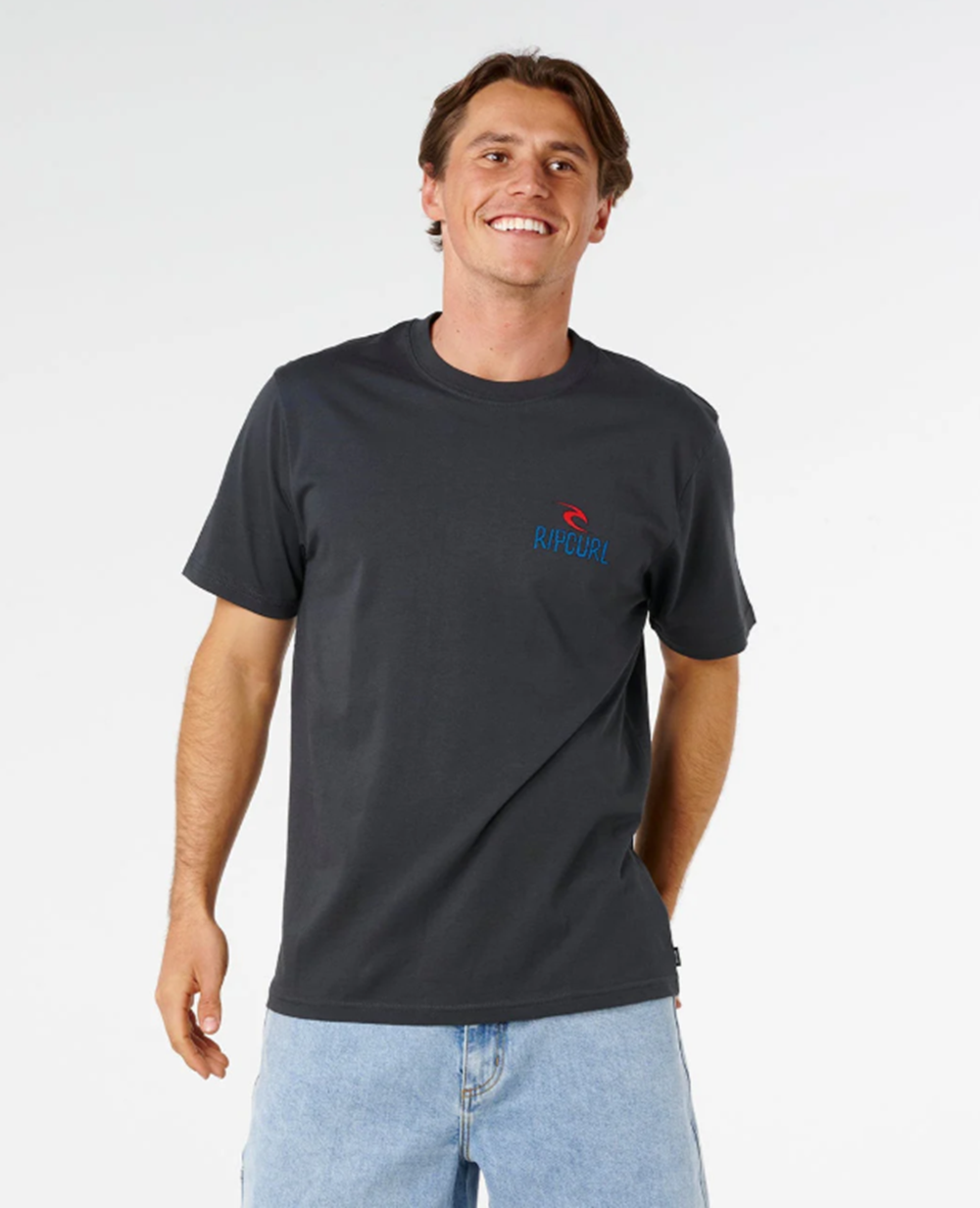 Rip Curl Shred Til Dead Tshirt Washed Black XL