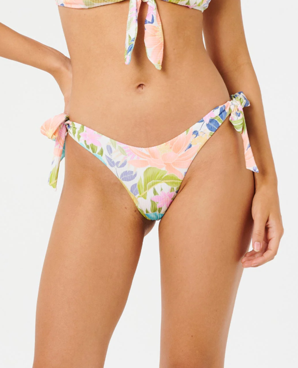 Rip Curl Catalina Island High Leg Skimpy Swim Bottoms Multicolor