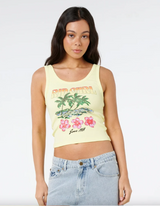 Rip Curl Hayley O Tank Top Pale Yellow S