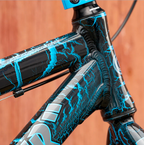 SE Blocks Flyer Bike Blue Crackle 26