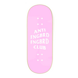 Delidecks AFBFBC Wood Fingerboard Deck Pink White 34 x 96