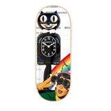 Delidecks Time Mgmt Wood Fingerboard Deck White 33 x 96