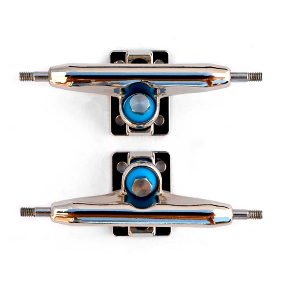 Delidecks Trux Hex Hybrid Fingerboard Trucks Purple Silver 36mm