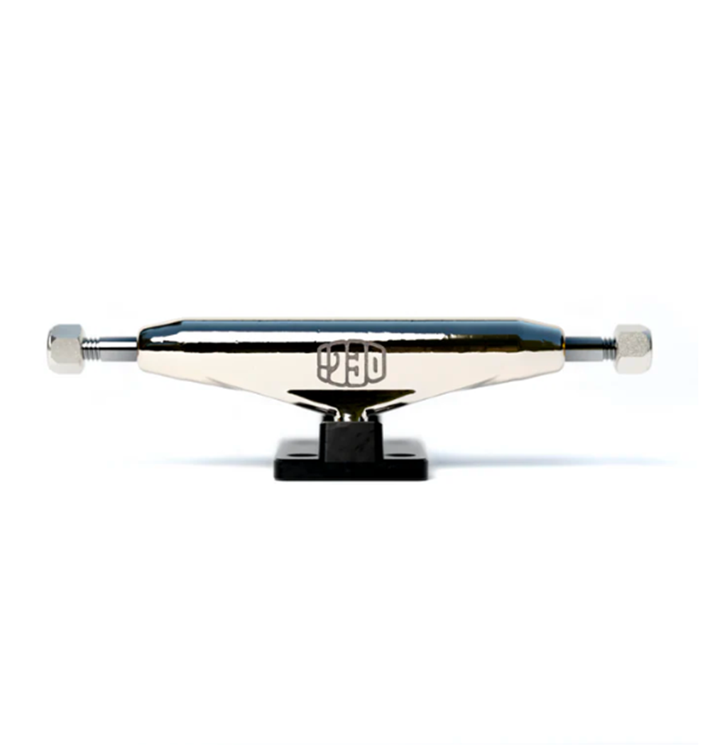 Delidecks Trux Hex Hybrid Fingerboard Trucks Black Silver 32mm
