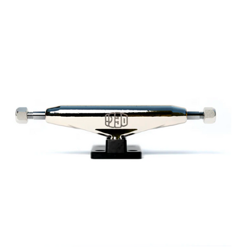 Delidecks Trux Hex Hybrid Fingerboard Trucks Black Silver 32mm