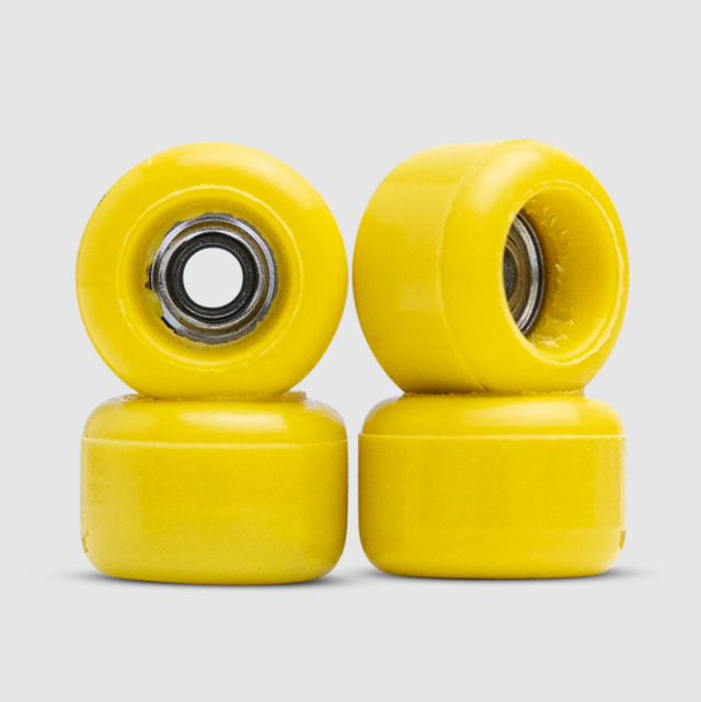 Delidecks Pro Fingerboard Wheels Mustard Yellow 6.8mm Mini 95a