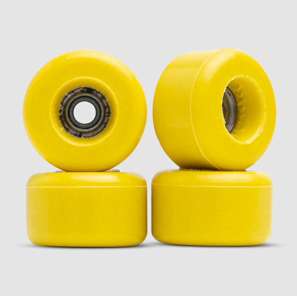 Delidecks Pro Fingerboard Wheels Mustard Yellow 8.3 Bowl 95a