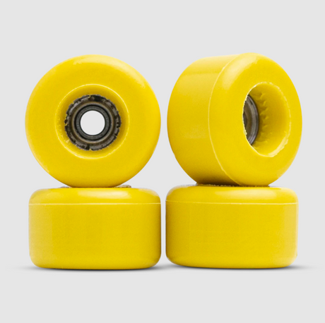 Delidecks Pro Fingerboard Wheels Mustard Yellow 8.3 Bowl 95a