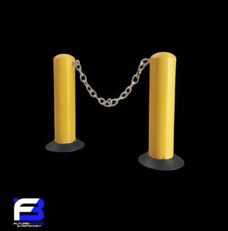 FutureBoundPrints Clean Chain Barrier Yellow 2.5 inch