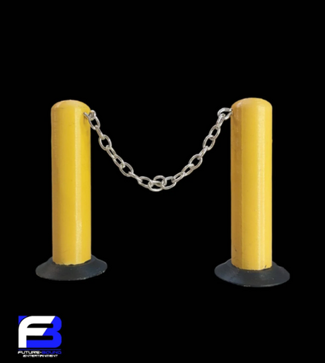 FutureBoundPrints Clean Chain Barrier Yellow 2.5 inch