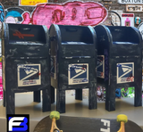 FutureBoundPrints USPS Post Box Thrashed Blue 3.75 inch