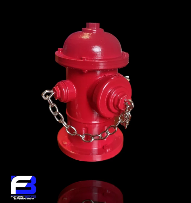 FutureBoundPrints Fire Hydrant Red 2.5 inch