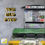 FutureBoundPrints Bus Stop Thrashed Grey Onesize