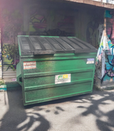 FutureBoundPrints The Dumpster Green 4x5.5in