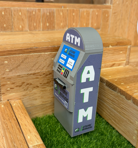 FutureBoundPrints Clean ATM Grey 4.5 inch