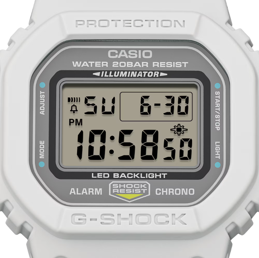 GSHOCK DW5600MNC7A8 White Green Yellow Onesize