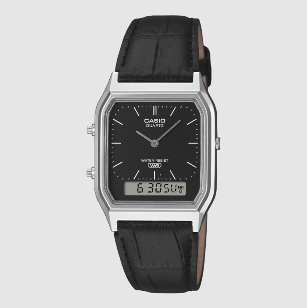 CASIO AQ230EL-1A SIlver Black Onesize