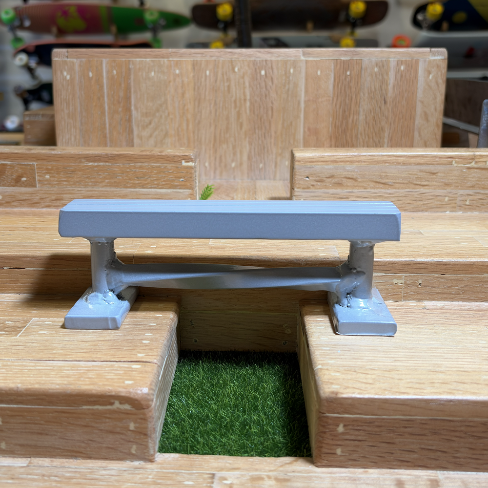 BlueRiver Rails Bench Flat Bar Grey 6x2.25
