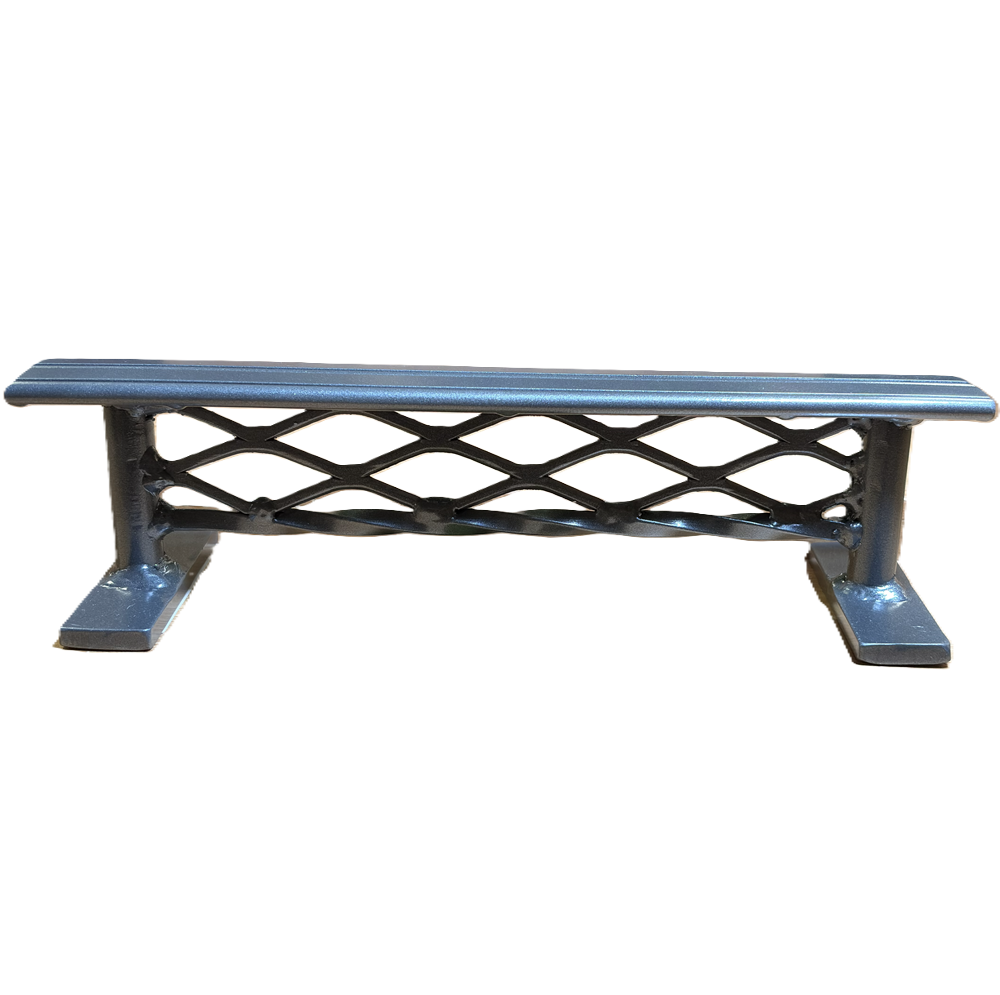 BlueRiver Rails Flat Bar High Diamond Weld Graphite 11x3