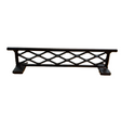 BlueRiver Rails Flat Bar Mid Diamond Weld Flat Black 11x2